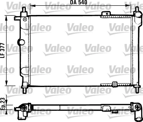 Radiator, engine cooling (731551)