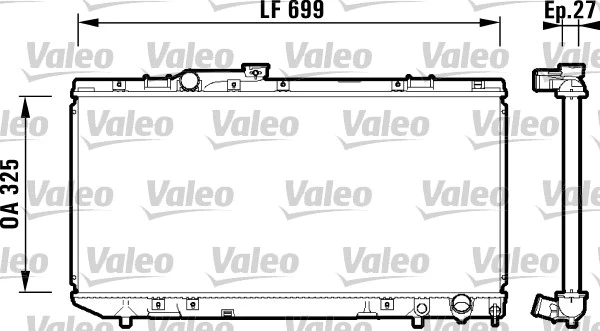 Radiator, engine cooling (734181)
