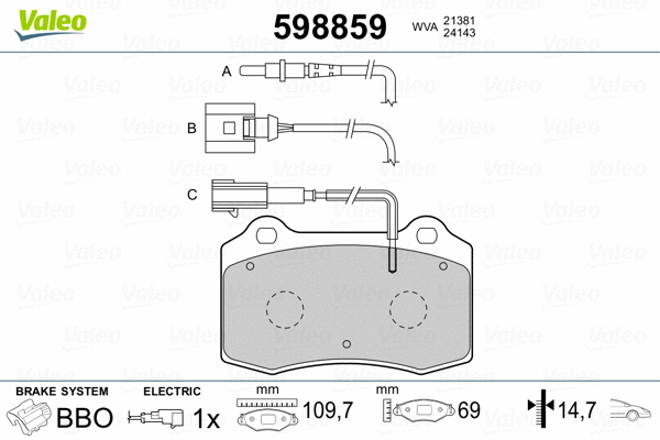 Brake Pad Set, disc brake