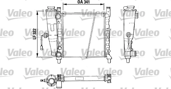 Radiator, engine cooling (811386)