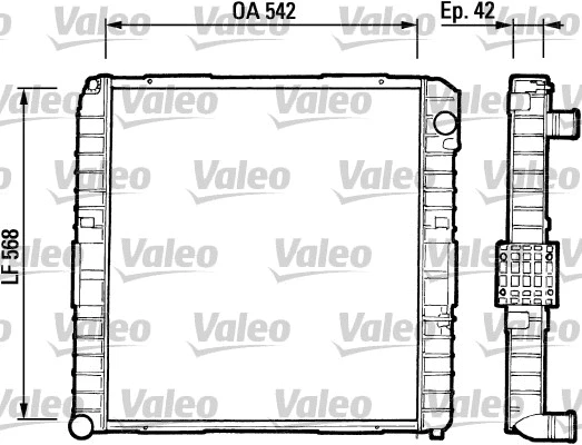 Radiator, engine cooling (730378)