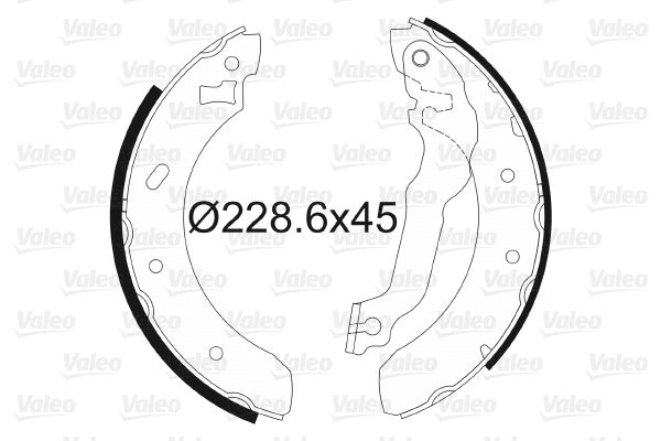 Brake Shoe Set (562566)