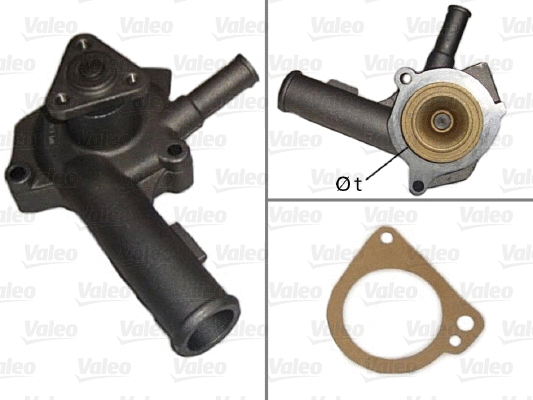 Water Pump, engine cooling (506012)