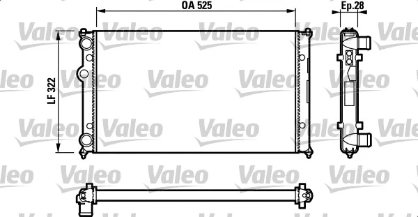 Radiator, engine cooling (732317)