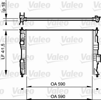 Radiator, engine cooling (735118)