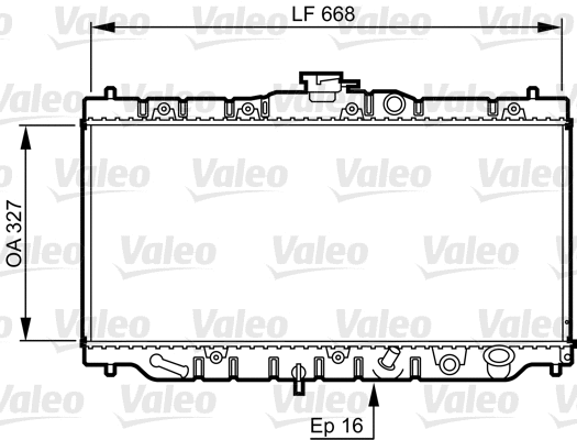 Radiator, engine cooling (730424)