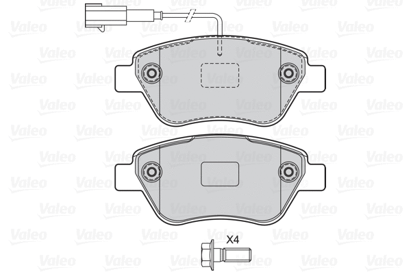 Brake Pad Set, disc brake (601594)
