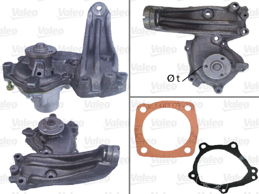 Water Pump, engine cooling (506144)