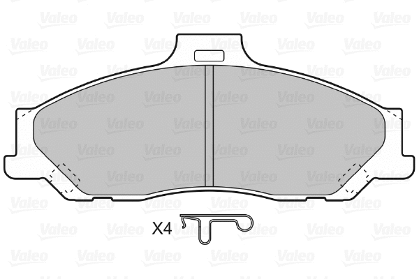 Brake Pad Set, disc brake (598784)