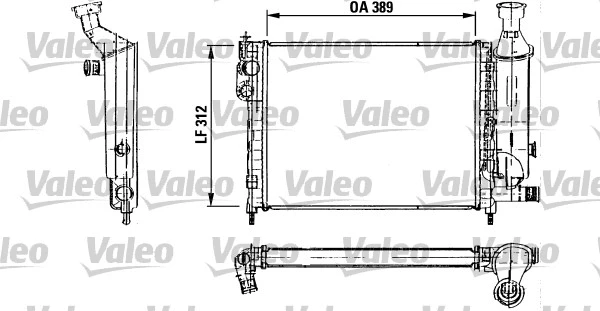 Radiator, engine cooling (730492)