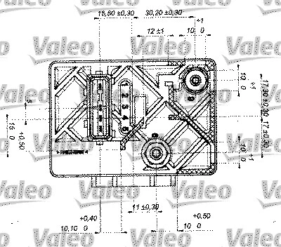 Relay, glow plug system