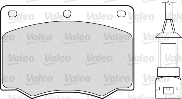 Brake Pad Set, disc brake (598170)