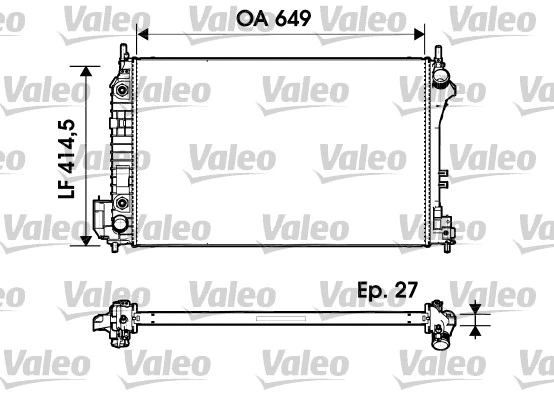 Radiator, engine cooling (732947)