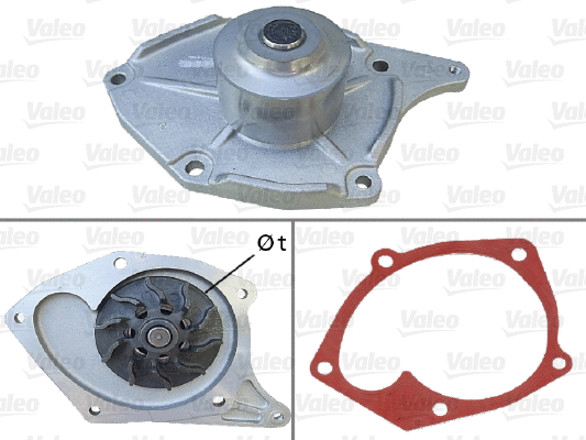Water Pump, engine cooling (506674)
