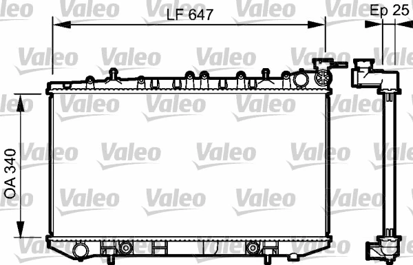Radiator, engine cooling (734152)
