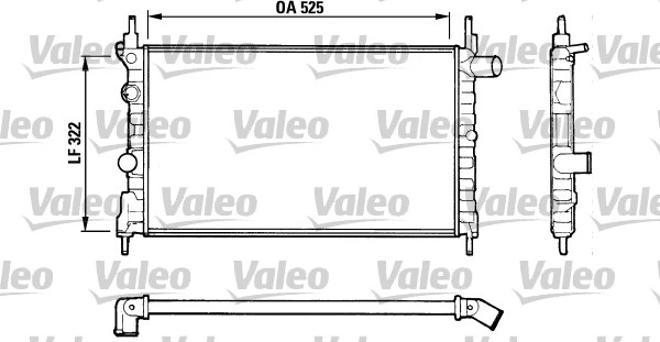 Radiator, engine cooling (883881)