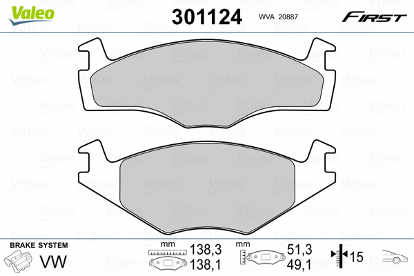 Brake Pad Set, disc brake