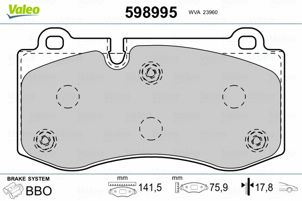 Brake Pad Set, disc brake