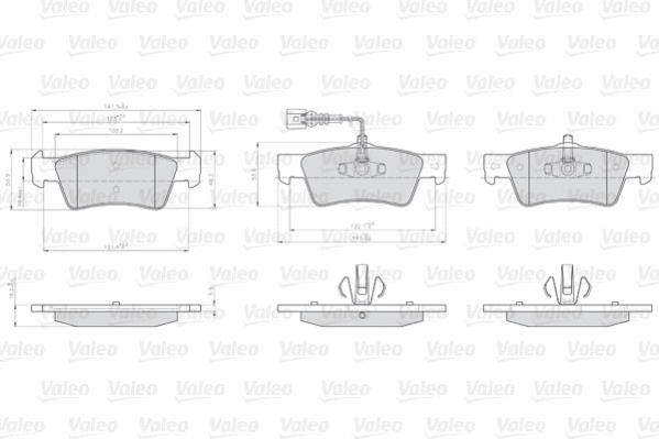 Brake Pad Set, disc brake (873367)