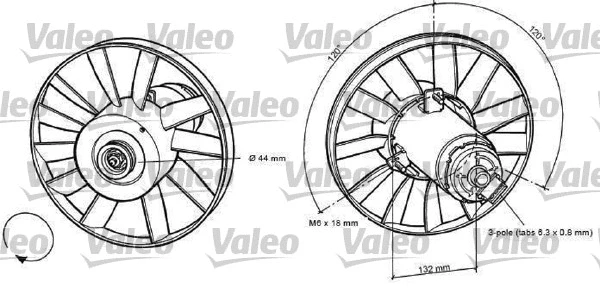 Fan, engine cooling (698371)