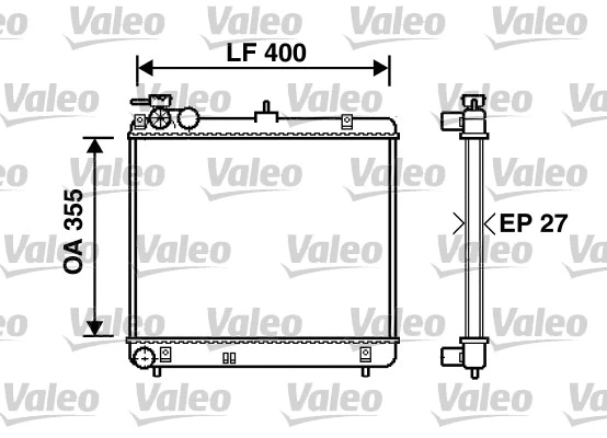 Radiator, engine cooling (734255)