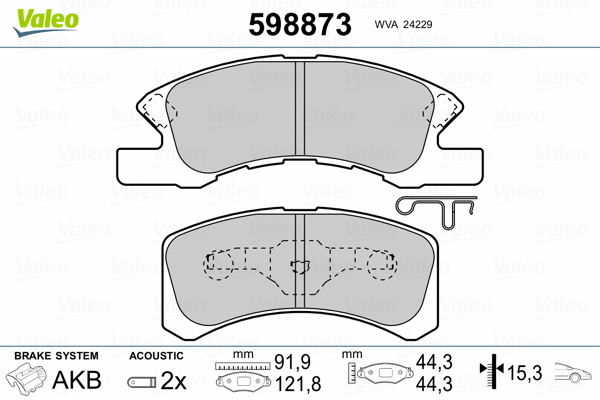 Brake Pad Set, disc brake