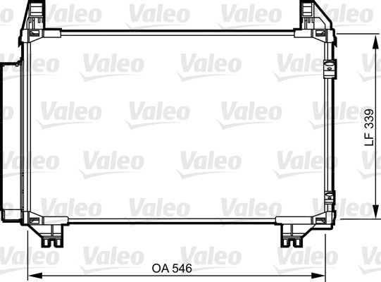 Condenser, air conditioning (814233)