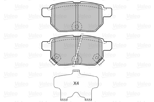 Brake Pad Set, disc brake (598933)