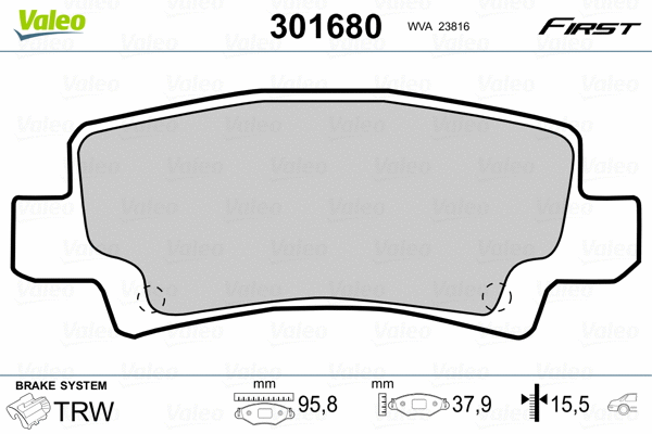 Brake Pad Set, disc brake