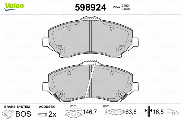 Brake Pad Set, disc brake