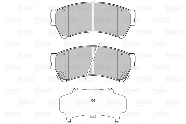 Brake Pad Set, disc brake (601065)