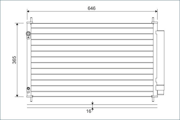 Condenser, air conditioning (822595)