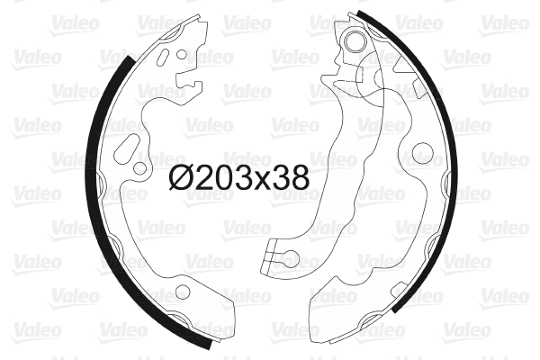 Brake Shoe Set (562648)
