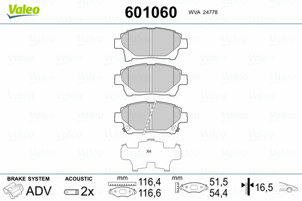 Brake Pad Set, disc brake