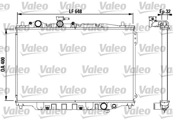 Radiator, engine cooling (732538)