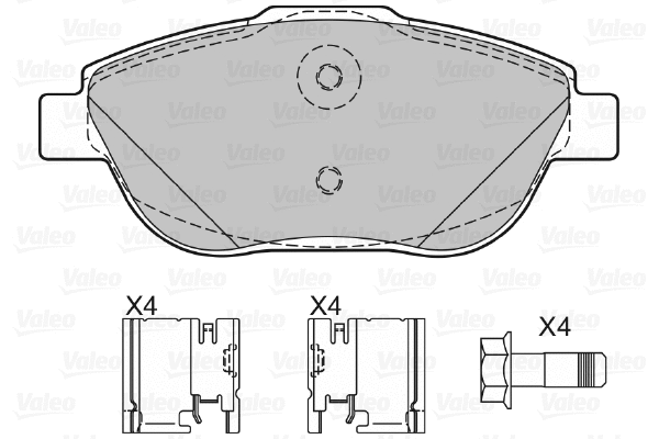 Brake Pad Set, disc brake (601334)