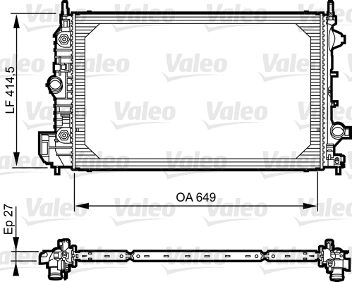 Radiator, engine cooling (735086)