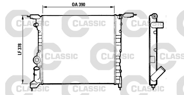 Radiator, engine cooling (316657)