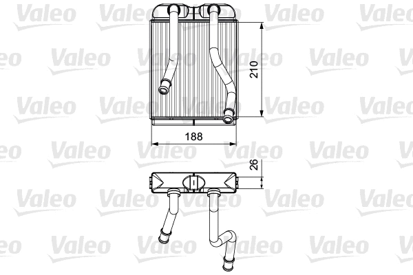 Heat Exchanger, interior heating (811532)