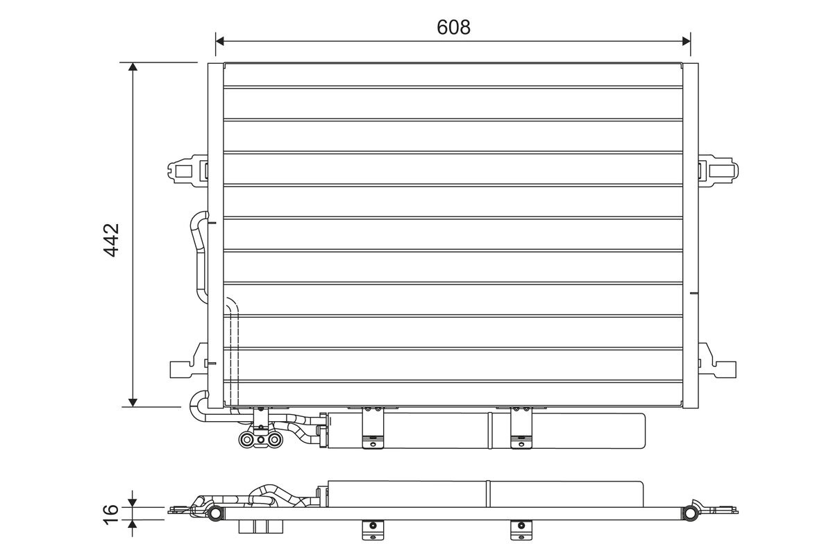 Condenser, air conditioning (818003)