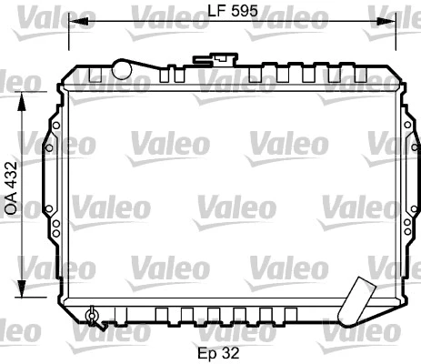 Radiator, engine cooling (735060)