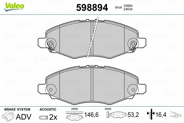 Brake Pad Set, disc brake