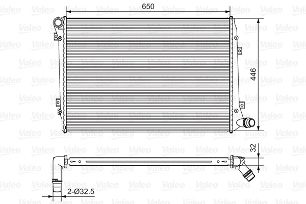 Radiator, engine cooling (701534)