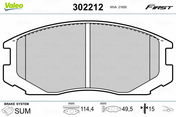 Brake Pad Set, disc brake