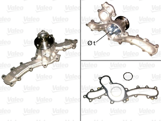 Water Pump, engine cooling (506979)