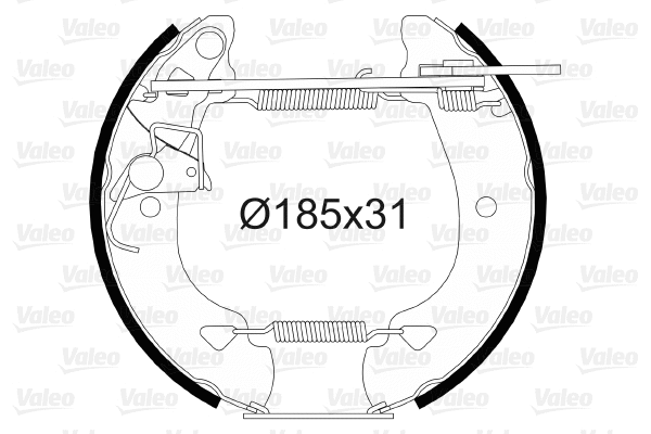 Brake Shoe Set (554806)