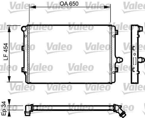 Radiator, engine cooling (735087)