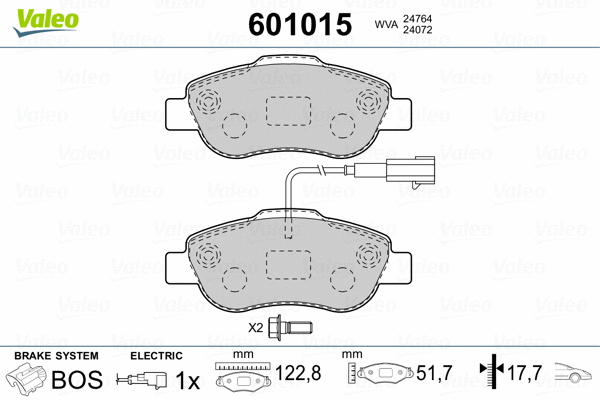 Brake Pad Set, disc brake