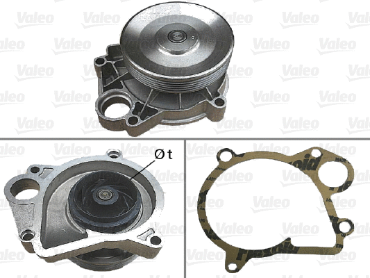 Water Pump, engine cooling (506646)