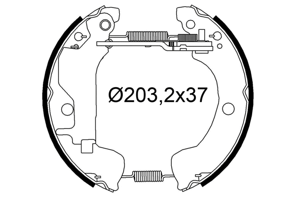 Brake Shoe Set (554922)